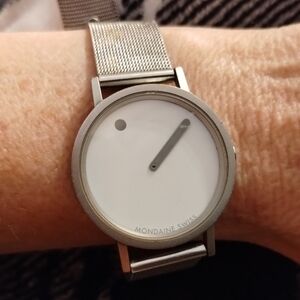 Ladies Ultra Rare MONDAINE Picto Minimalist Luxury Watch.
